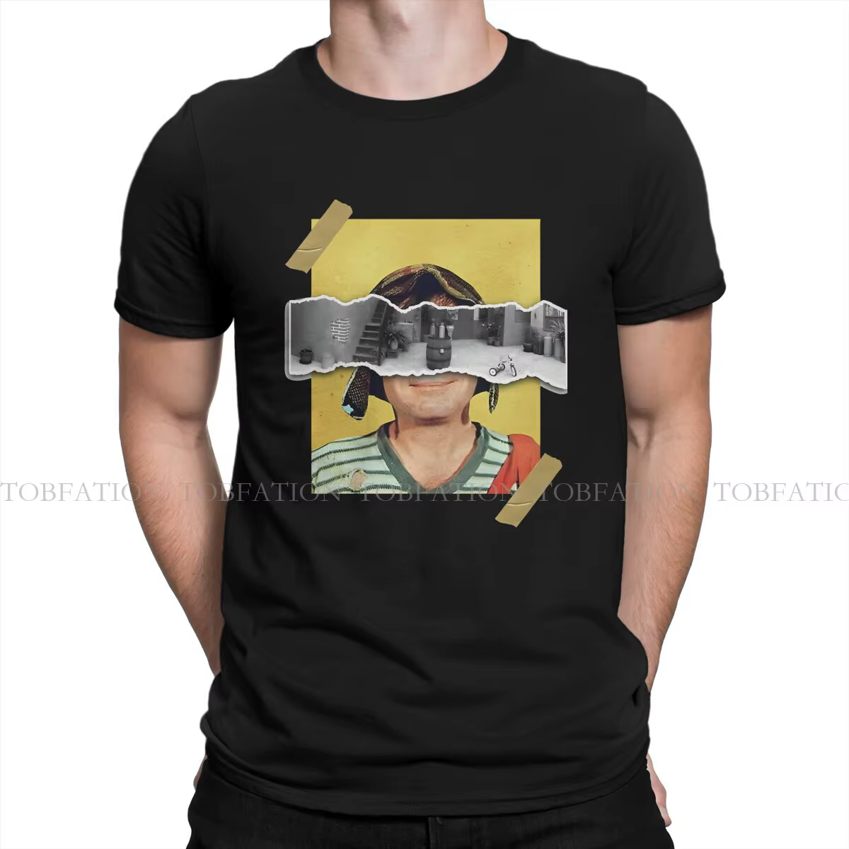 T-shirt manches courtes homme 100% coton