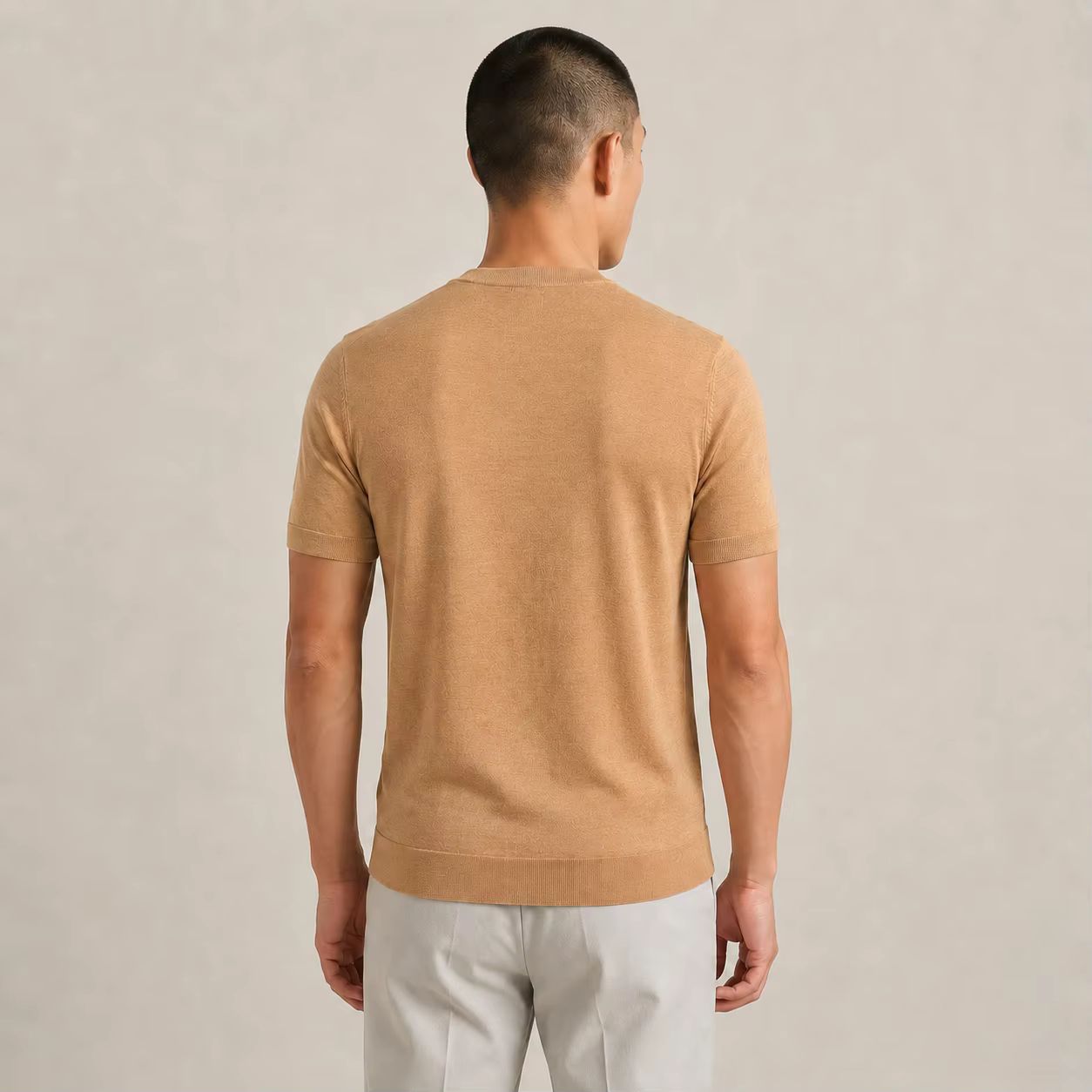 T-shirt Homme 100% Laine Mérinos à Manches Courtes