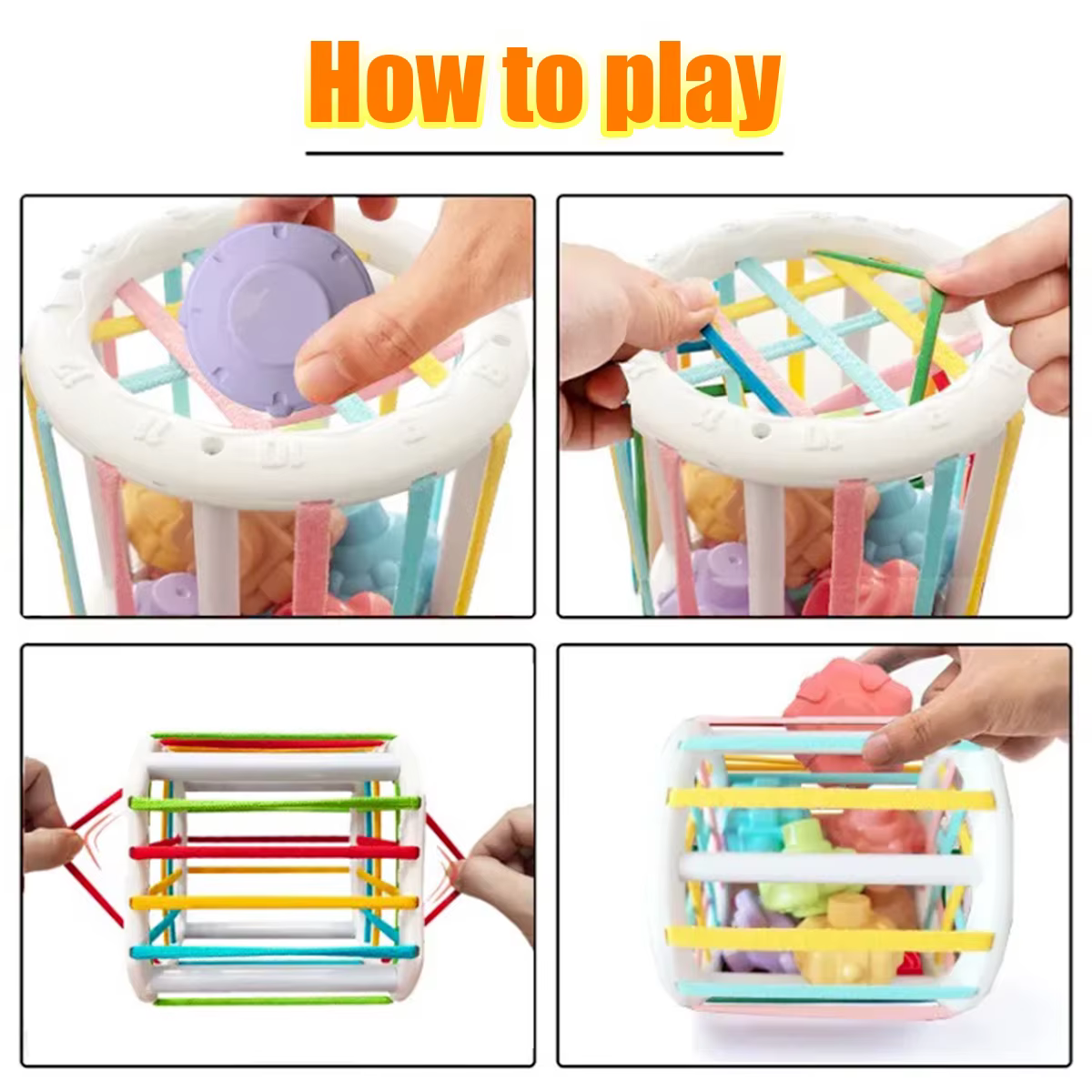 Jouets Montessori pour bébés de 18 mois