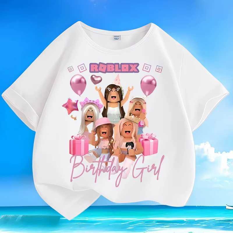 Roblox T-shirt à manches courtes pour garçons et filles
