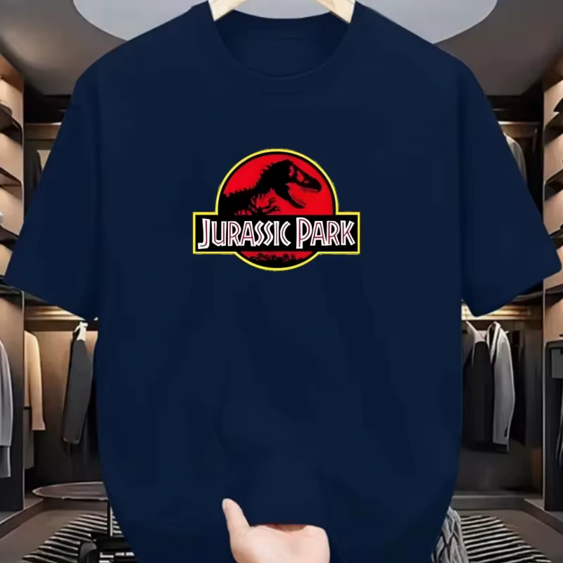2025 Jurassic Park T-shirt femmes 100% coton imprimé