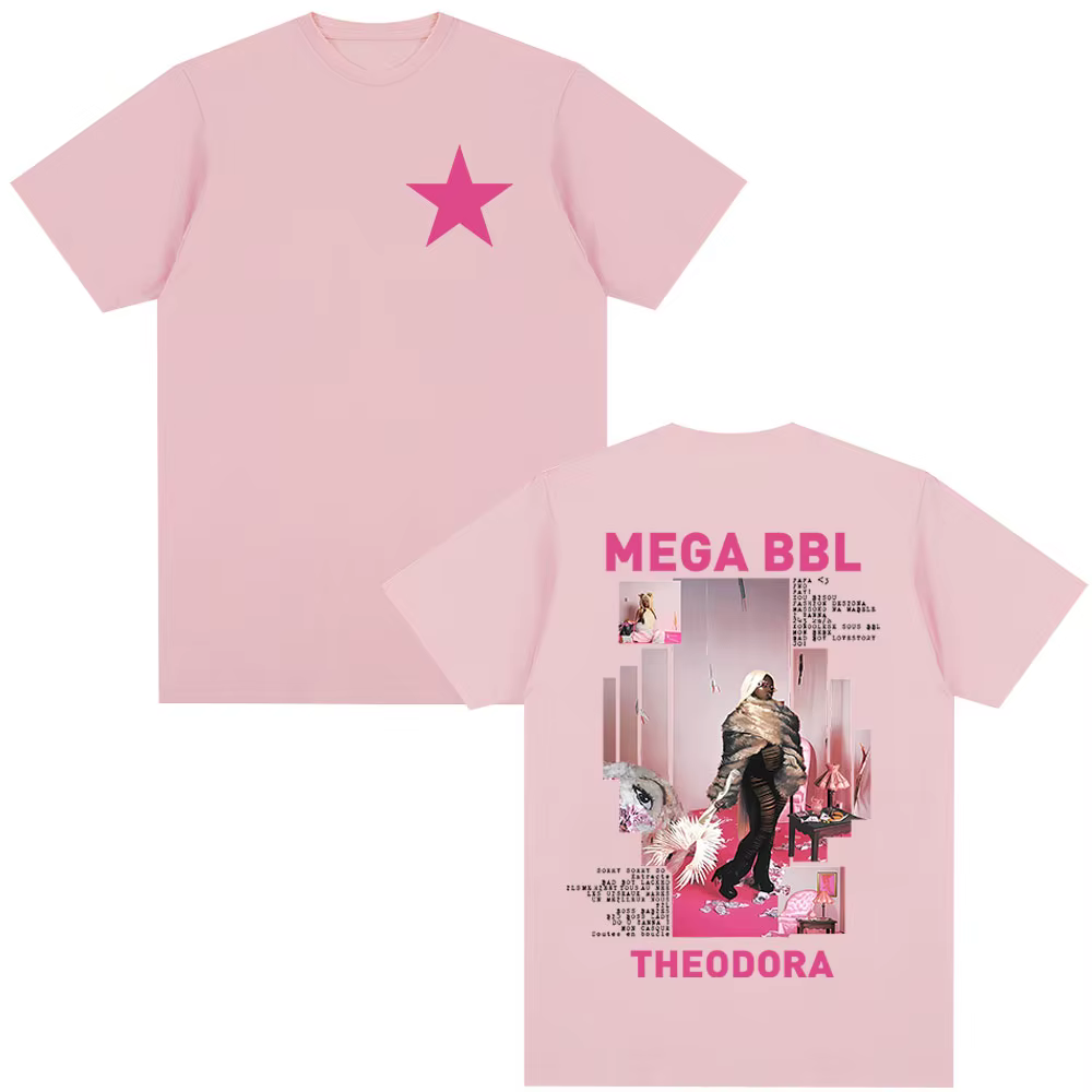 T-shirt Rapper Theodora Mega Bbl Album pour Hommes et Femmes