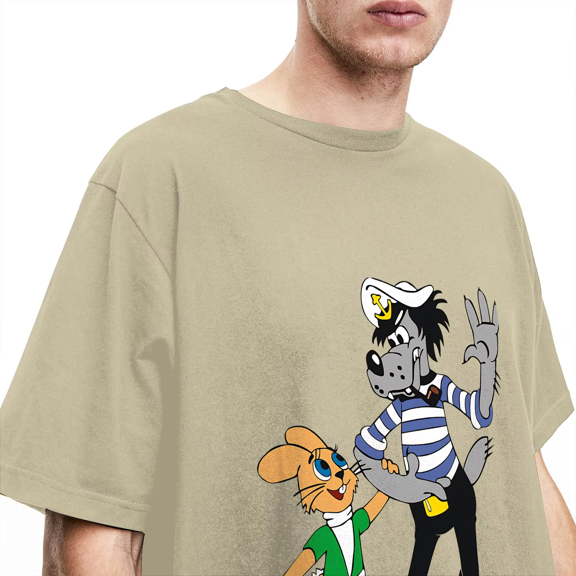 T-shirt d'été en coton pour hommes