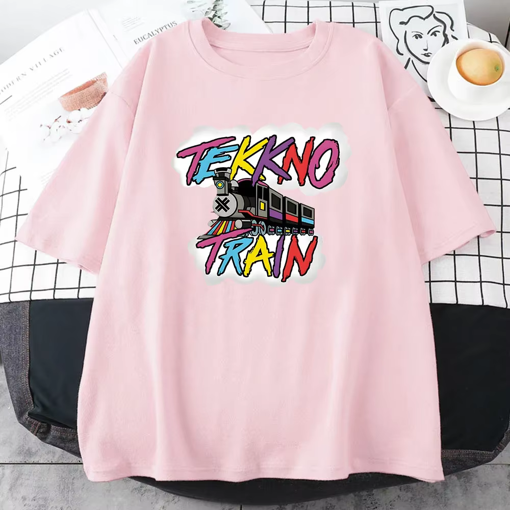 No-T-shirt unisexe en coton imprimé graphique