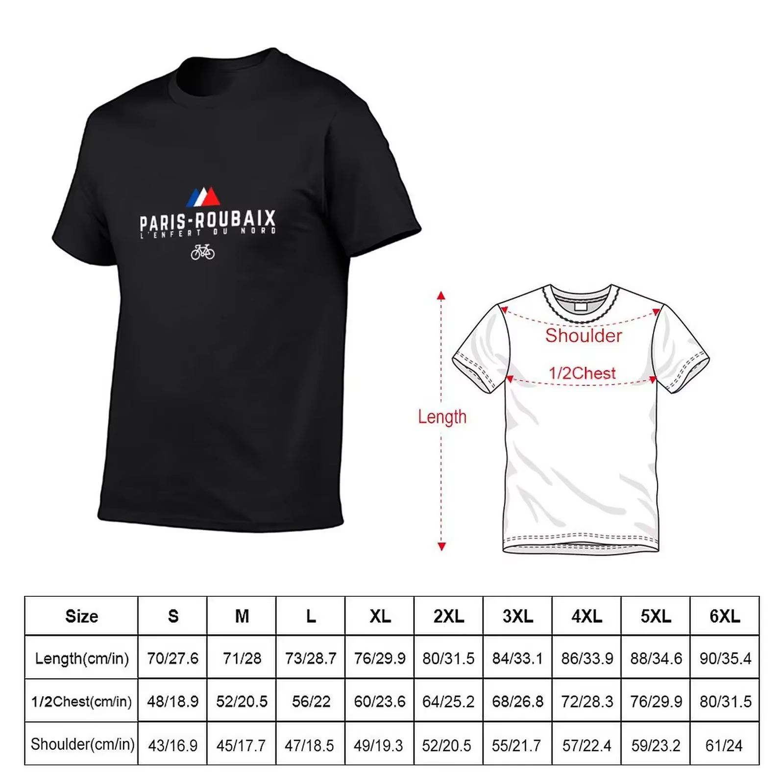 T-Shirt Anime pour Homme, Décontracté et Élégant, avec Image de Paris