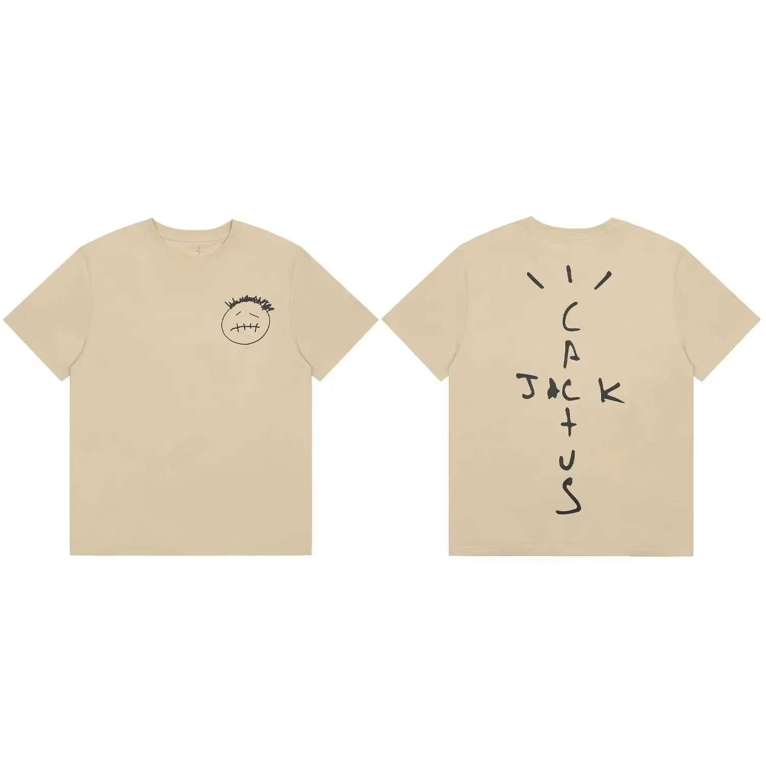 T-shirt Travis Scott co-marqué pour hommes et femmes