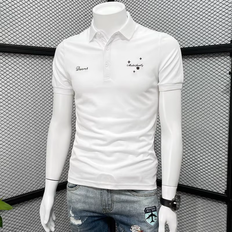 T-shirt Slim avec col pour homme