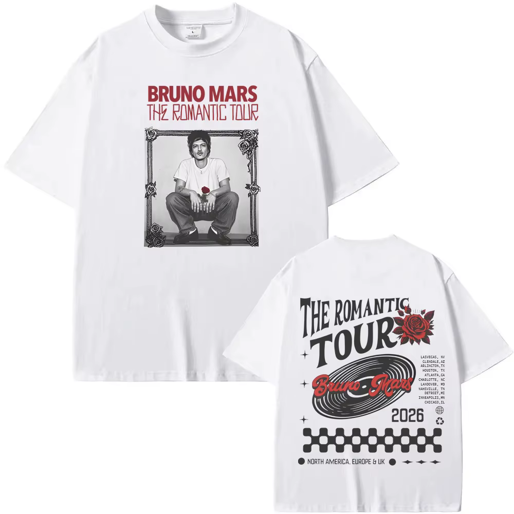 T-shirt Bruno Mars The Romantic Tour