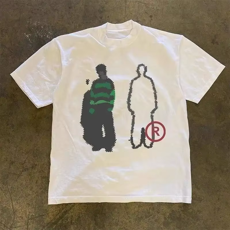T-shirt à manches courtes confortable et polyvalent pour hommes et femmes