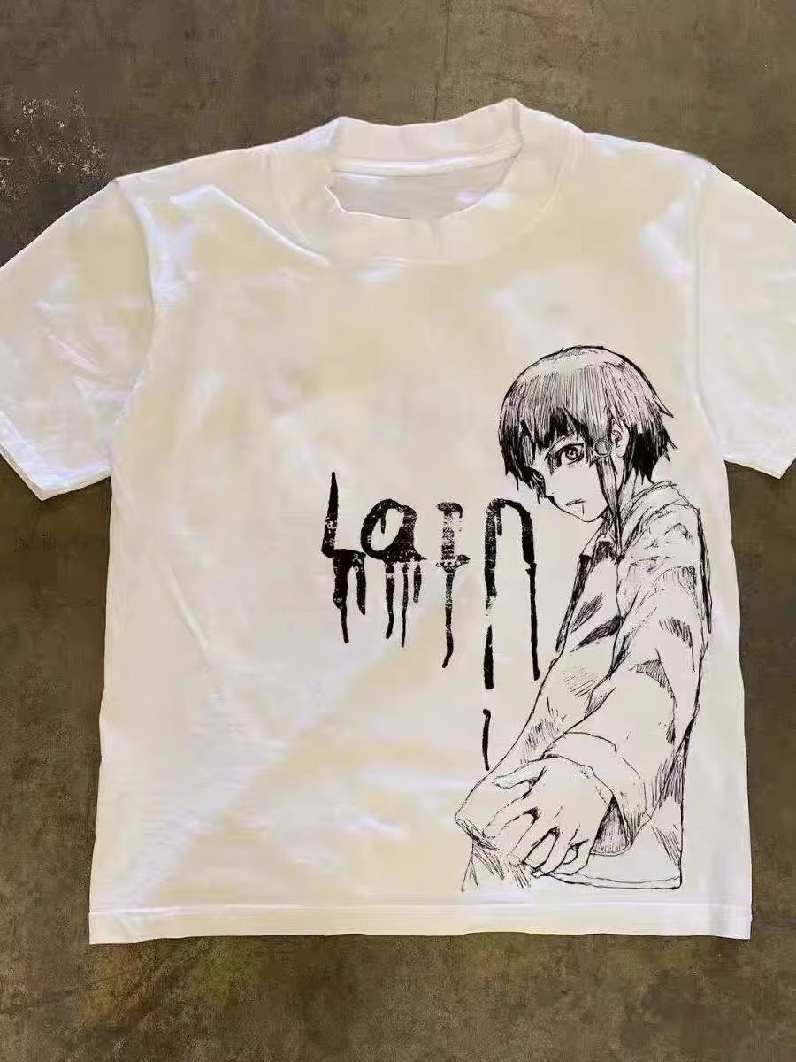 T-shirt imprimé tendance à manches courtes pour hommes et femmes
