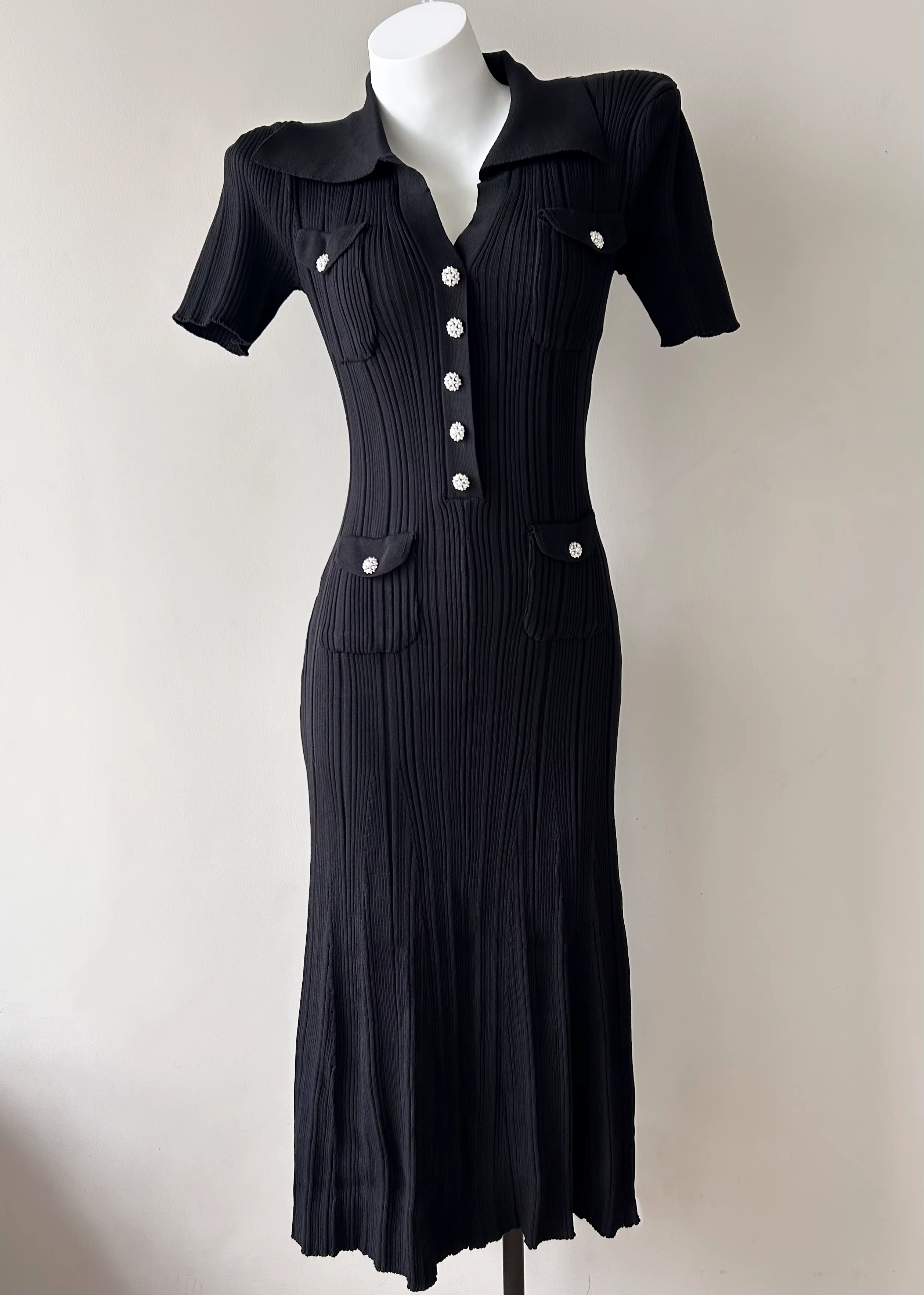 Robe midi élégante décontractée pour femme