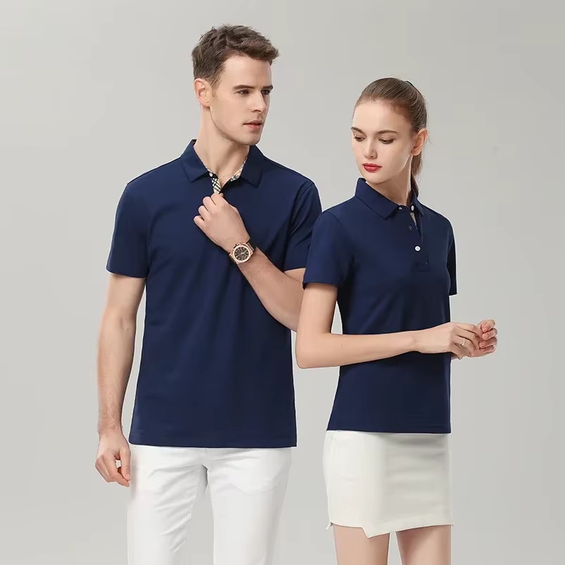 Polo à motif LOGO imprimé personnalisé
