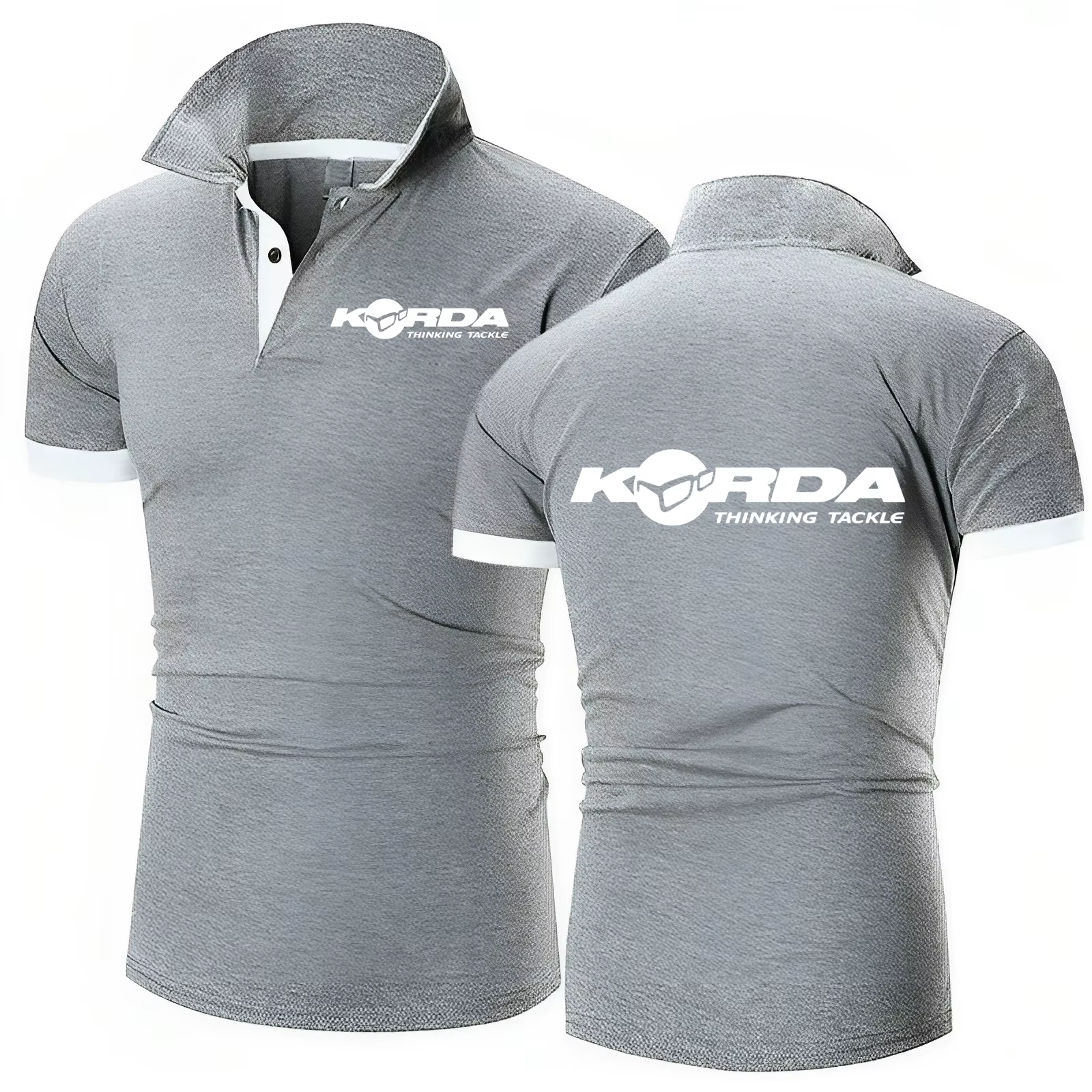 Korda inspiré hommage polos pêche à la ligne Camping revers t-shirts classique