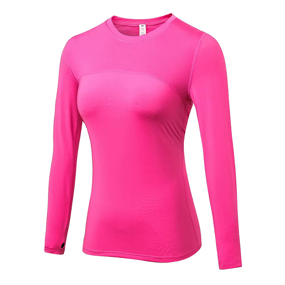 T-shirt de sport de Yoga à manches longues pour femmes, Cool et sec, athlétique, course à pied, randonnée, haut de Yoga, Fitness, chemises d'entraînement