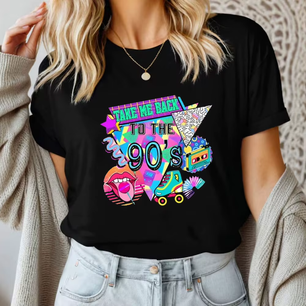 T-shirt pour femmes, I Love 90s