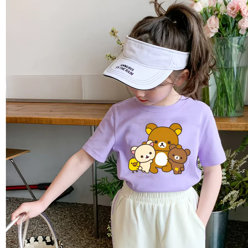 T-shirts Kawaii Rilakkuma