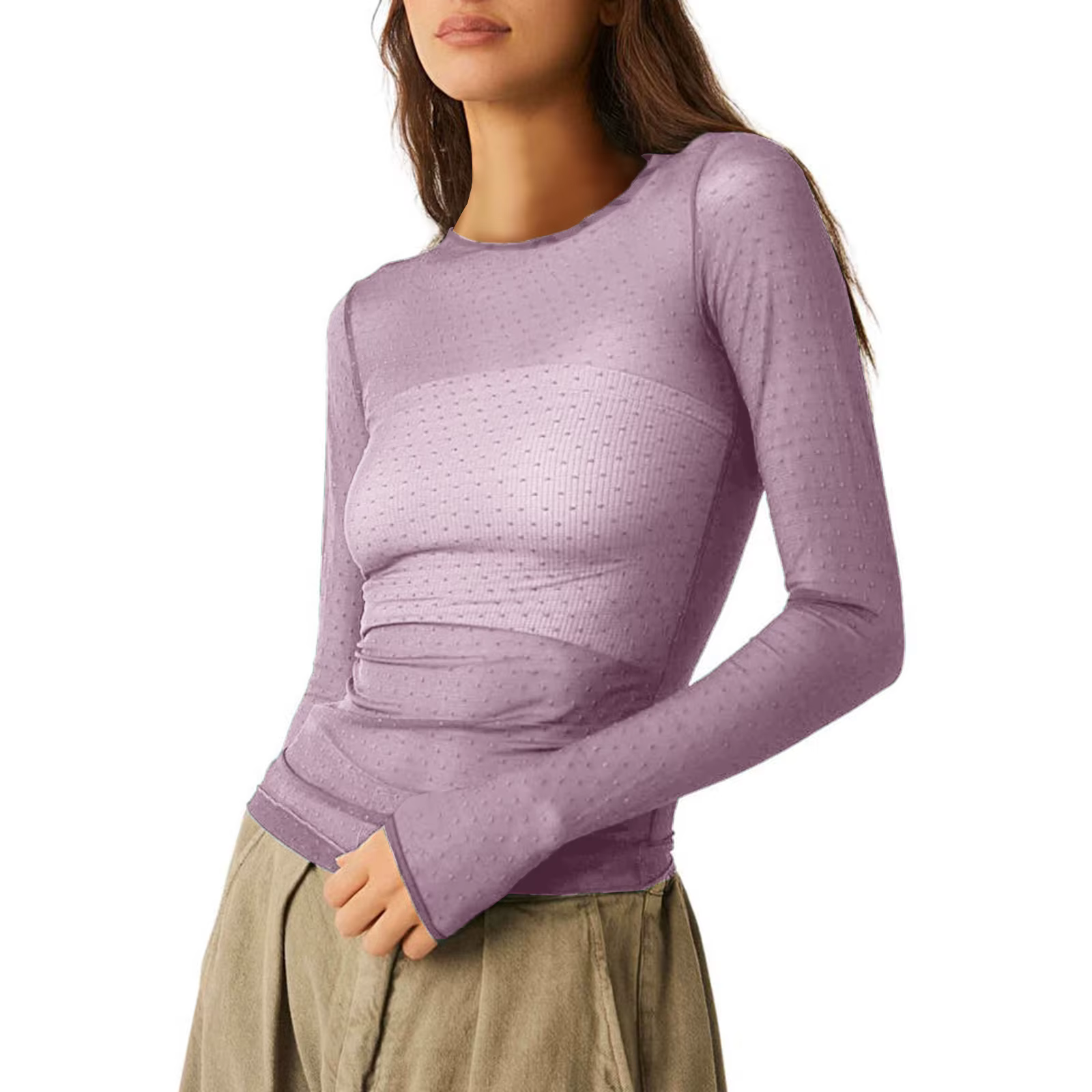 T-shirt à manches longues pour femmes