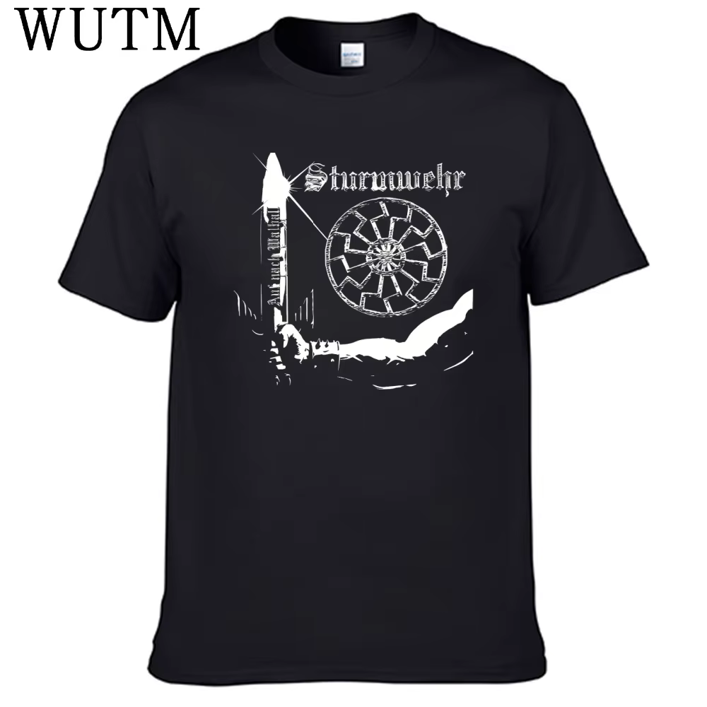 Nouveau groupe Sturmwehr t-shirt 100% coton hommes chemise