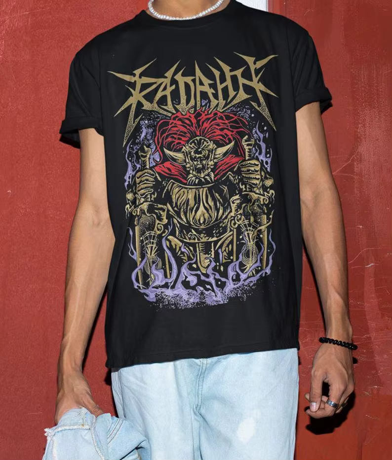 Tee-shirt graphique unisexe Elden Ring Radahn - Chemise démon du festival Soulsborne