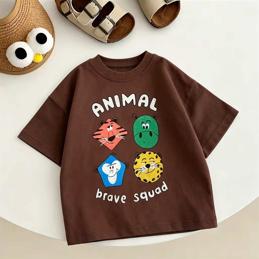 T-shirt pour enfants, vêtements décontractés à la mode
