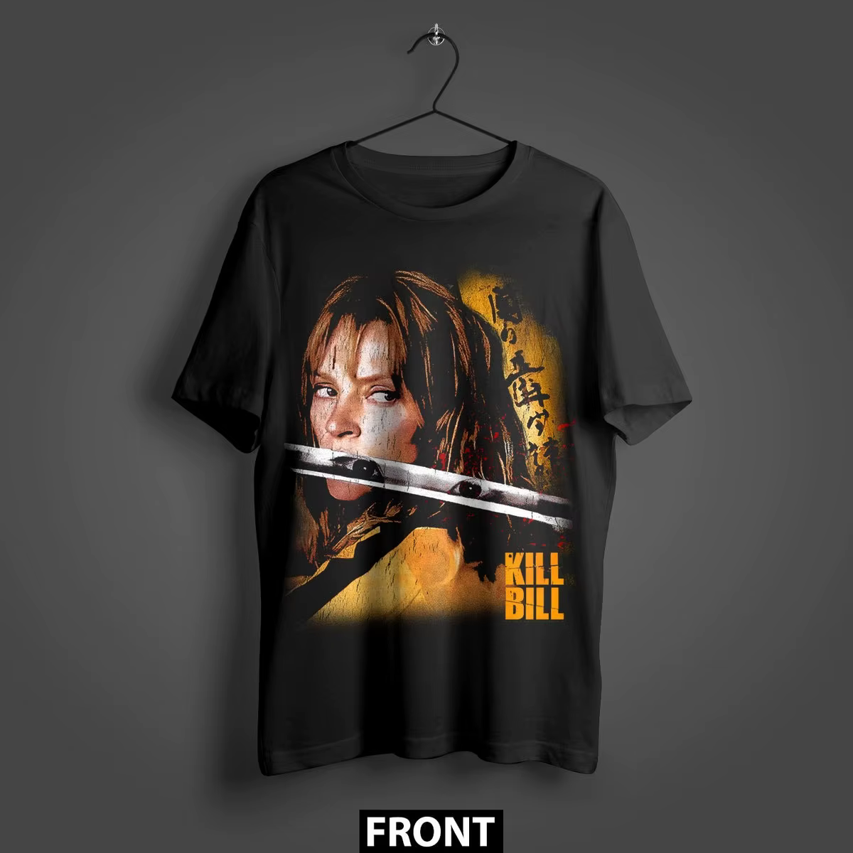 T-shirt Kill Bill The Bride Beatrix Kiddo Katana Sword Quentin Tarantino