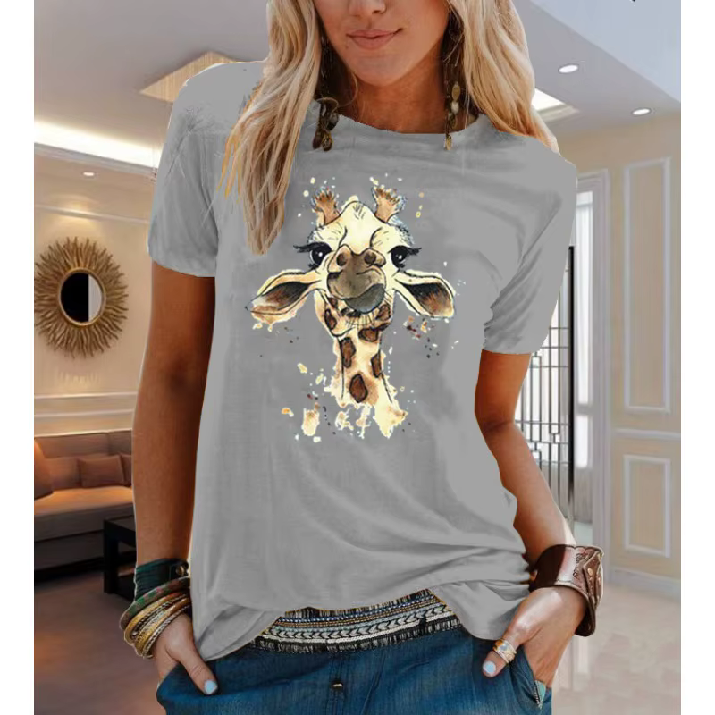 T-shirt à manches courtes pour femmes