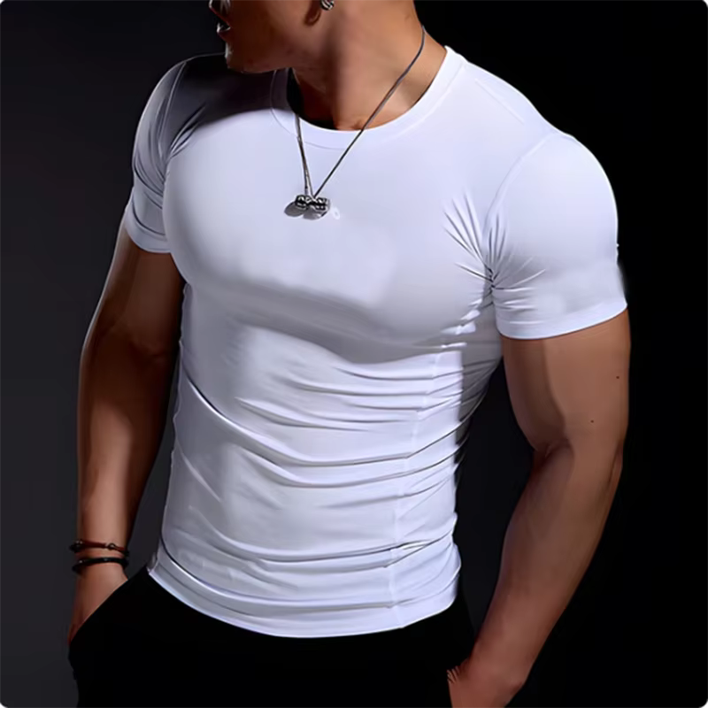 T-shirt de compression à manches courtes pour homme