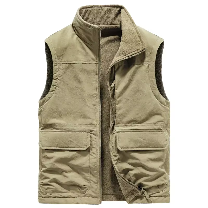 Veste en fibre réversible pour homme