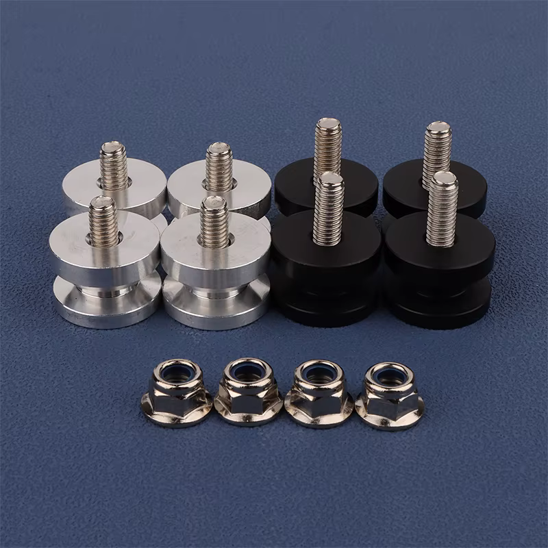 Support de fixation de haute qualité pour top case moto, lot de 4, avec boucle de fixation pour boîte arrière, coffre à bagages, et accessoires de support pour boîtes latérales