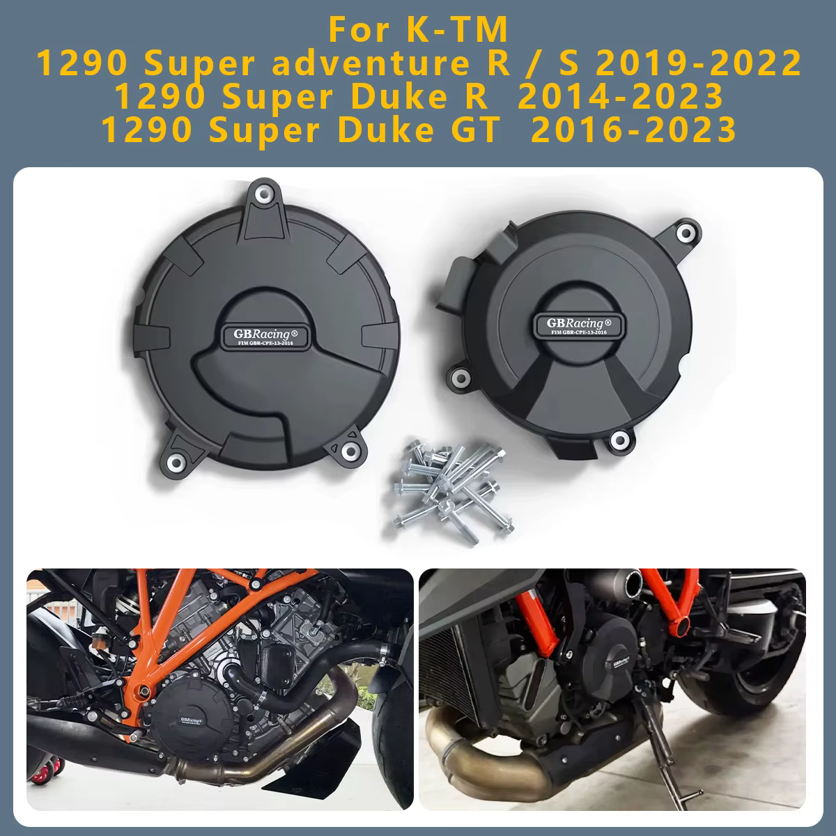 Étui de Protection du couvercle du moteur de Moto