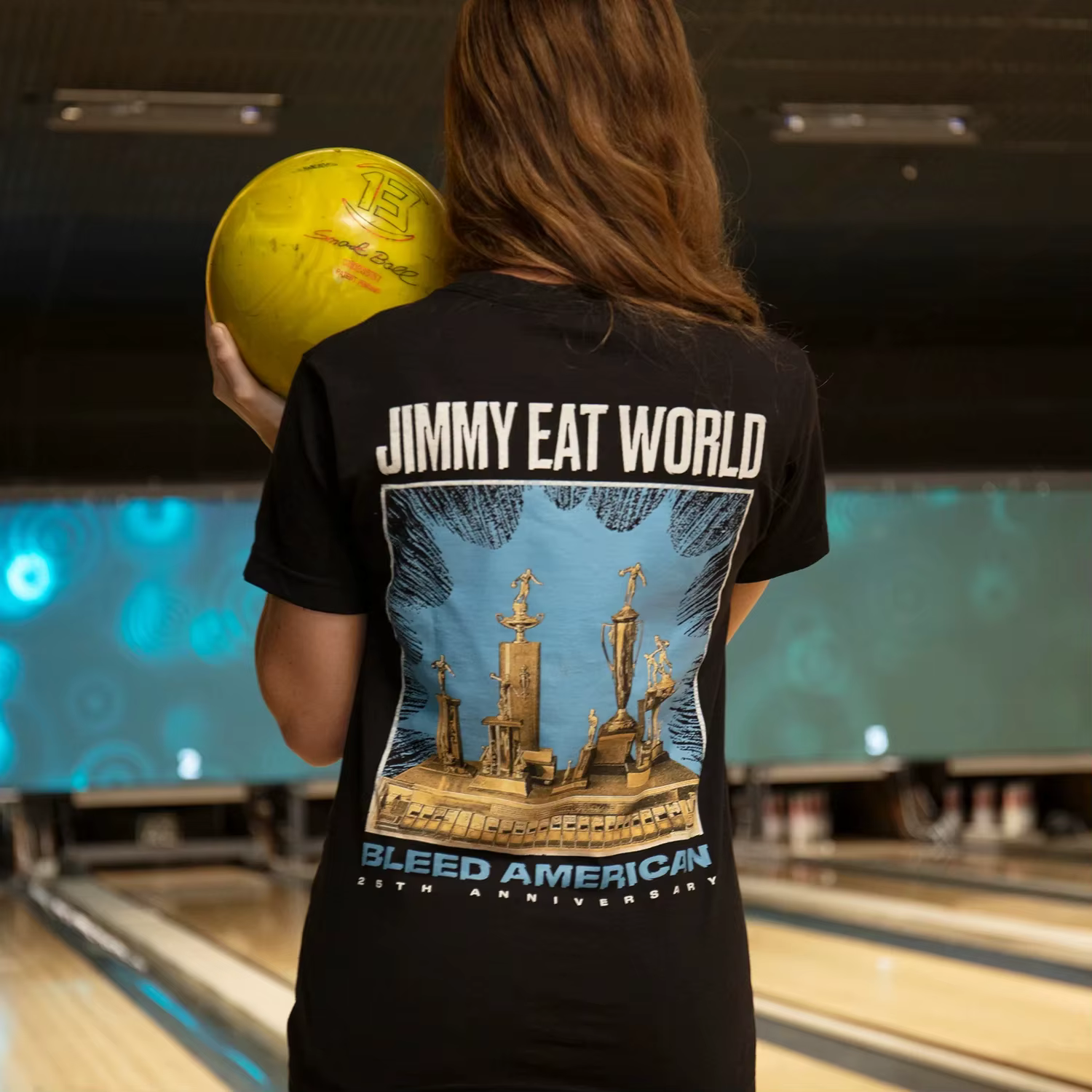 2026 T-shirt imprimé avec motif de groupe Jimmy Eat World