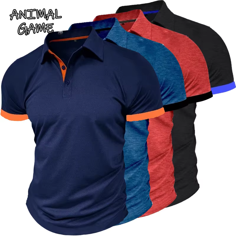 Polo à manches courtes pour hommes