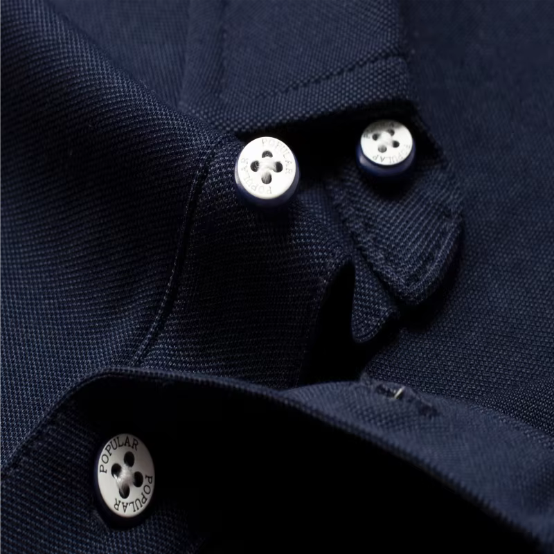 Haut de gamme polo shirt personnalisé été manches courtes impression icône logo revers t
