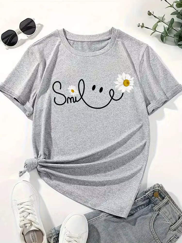 T-shirt imprimé pour femme