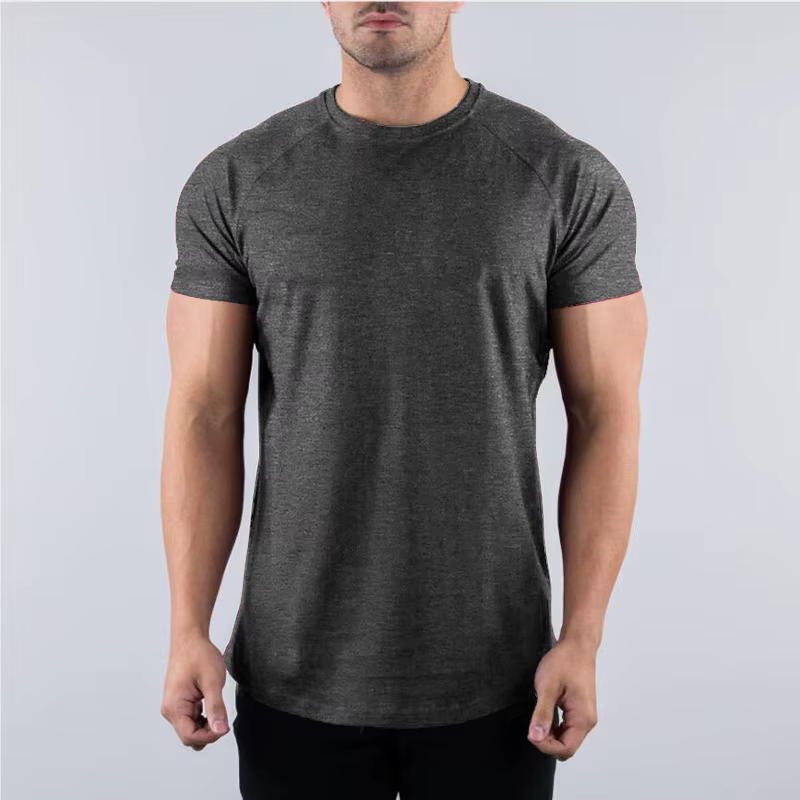 Hommes été maigre T-Shirt style décontracté à manches courtes