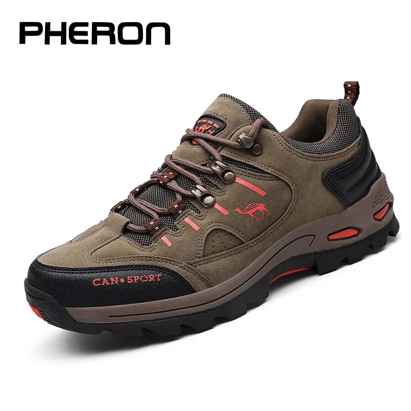 Chaussures de randonnée pour hommes de haute qualité, chaussures de marque d'automne et d'hiver de plein air pour hommes, bottes de Trekking de montagne imperméables, chaussures d'athlétisme d'escalad