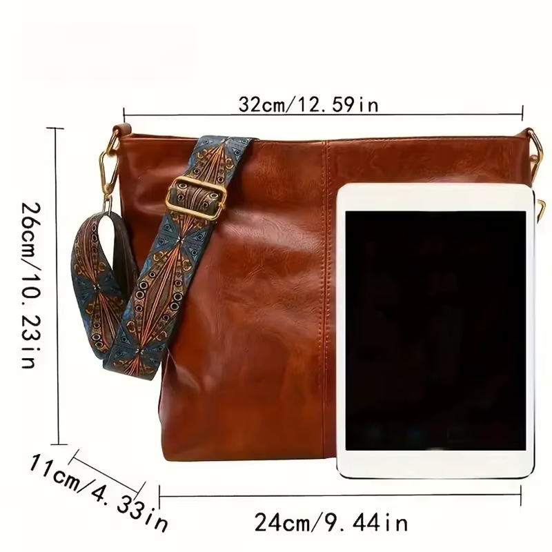 Sac fourre-tout de couleur unie à la mode pour femmes