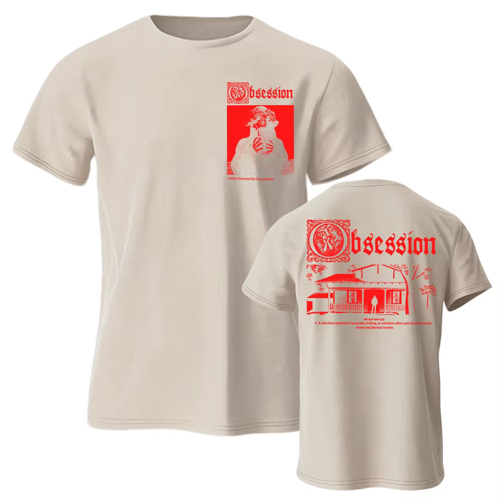 T-shirt « Movie Obsession I Love You » en coton pour l'été