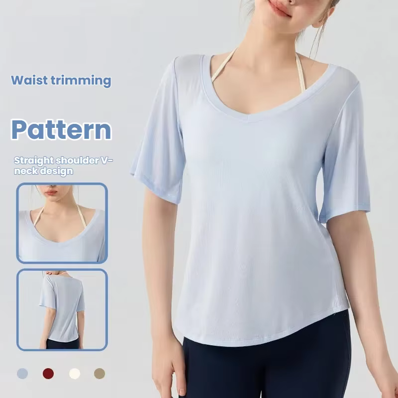 T-shirt de yoga pour femmes