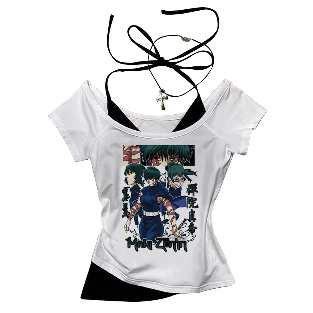 Crop top Maki Zenin, été années 2000