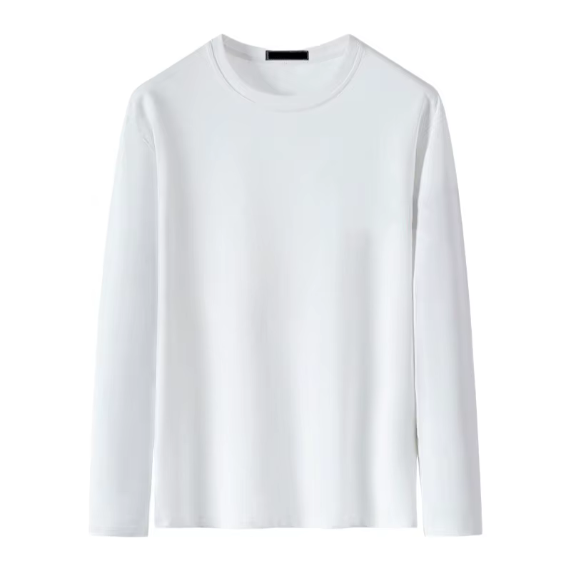 T-shirt en coton à manches longues pour homme
