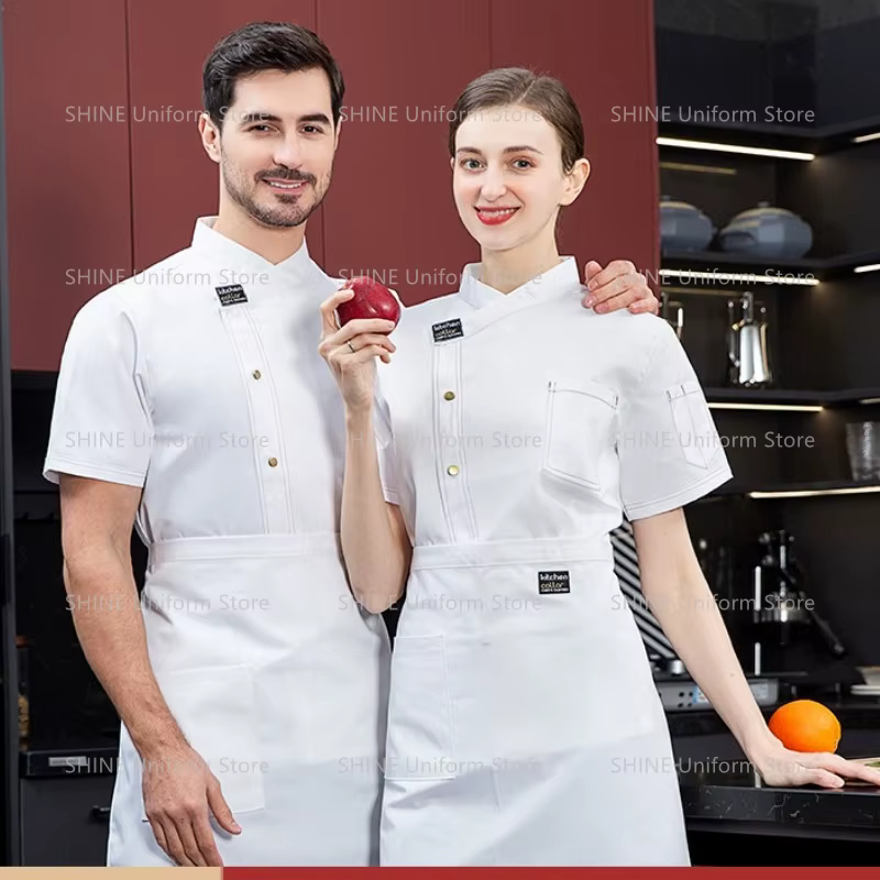 Uniforme de Chef de tête d'été pour hommes