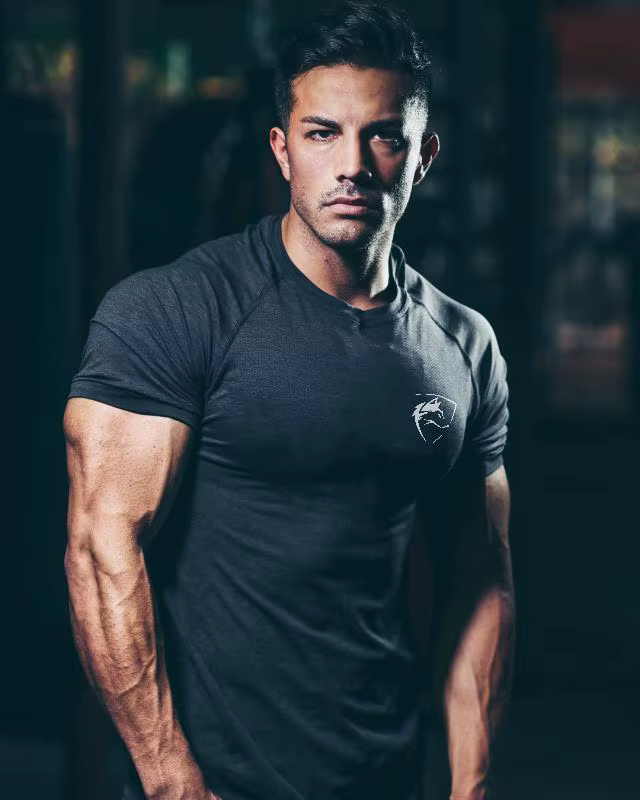 Hommes T-shirt musculation Compression serrée séchage rapide chemise musculaire Fitness entraînement basket-ball course