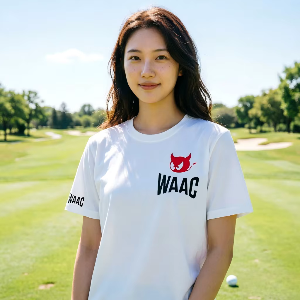 T-shirt de golf oversize en coton pour homme et femme