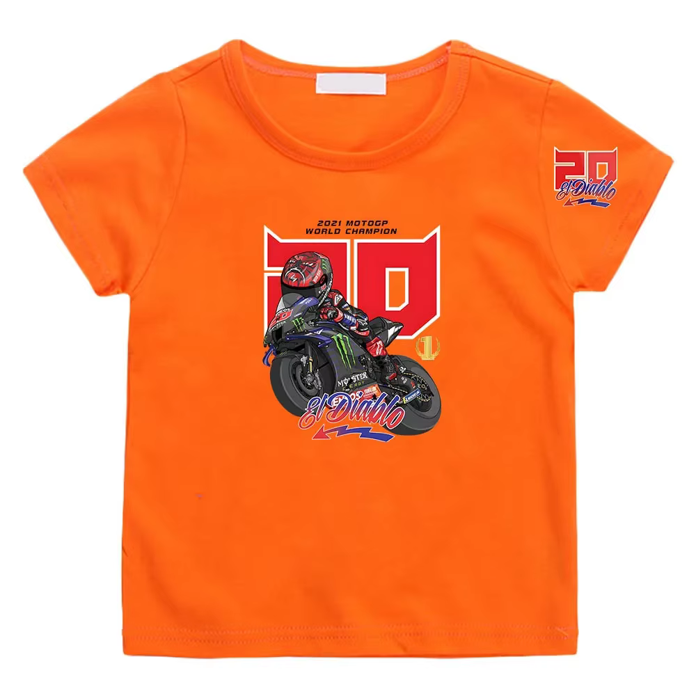 Fabio Quartararo-T-shirt graphique Anime pour garçons et filles