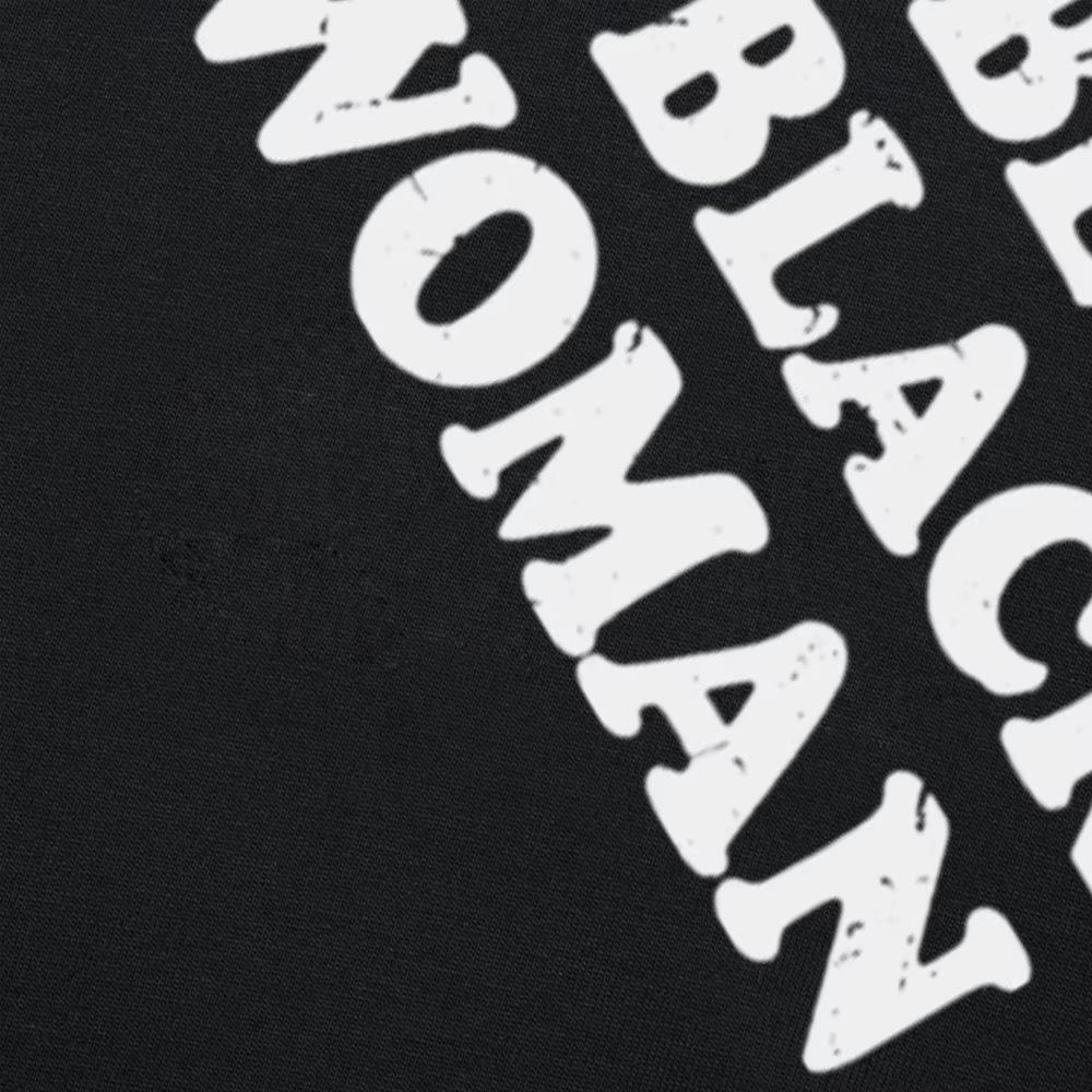 T-shirt homme et femme noir 100% coton, humoristique et décontracté, à la mode