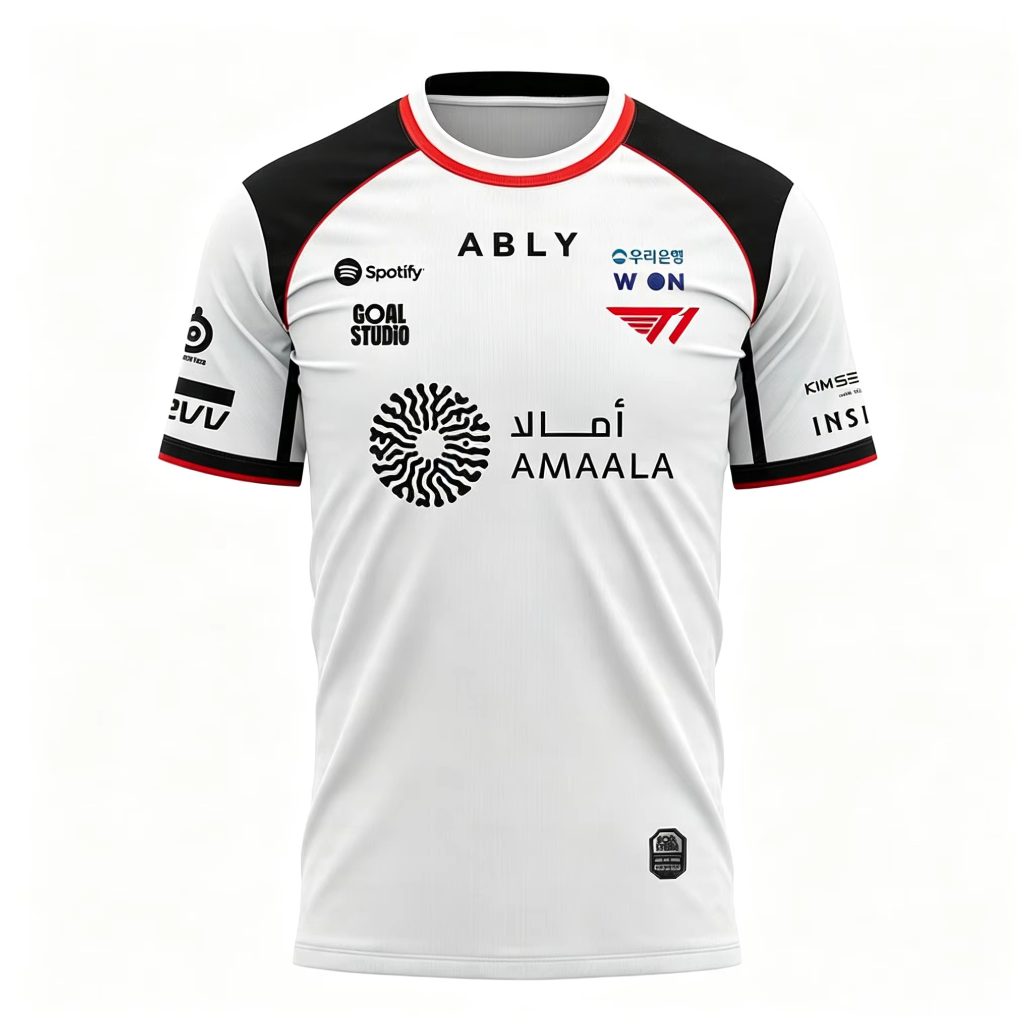 Nouveau T-shirt de club d'e-sport T1 2026