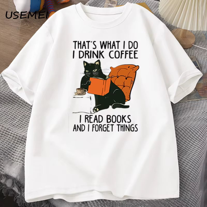 T-shirt chat mignon pour femmes et hommes