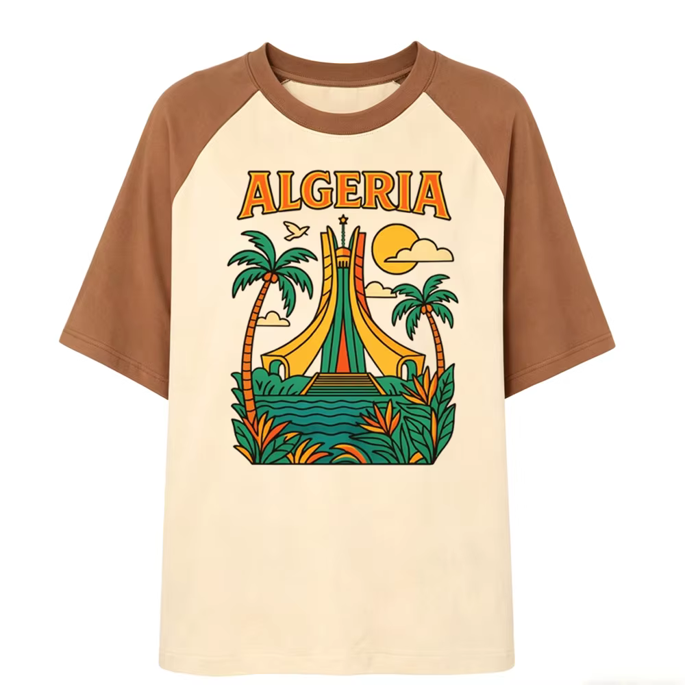 T-shirt Algérie ado Y2K pas cher manga Harajuku vintage baddie soldes de liquidation