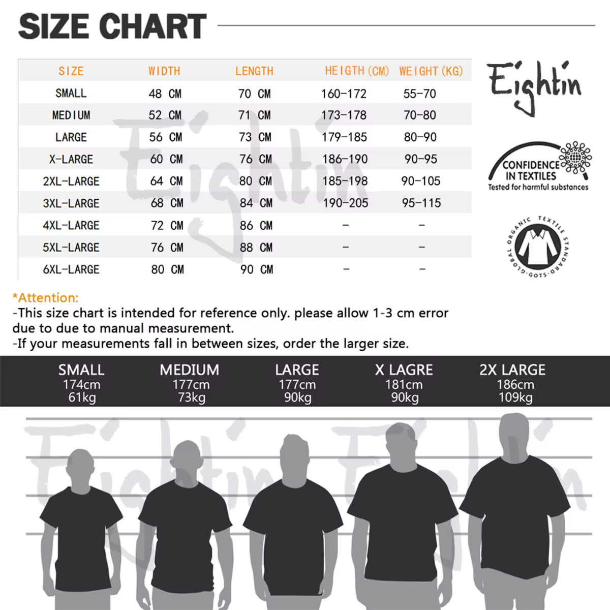 T-Shirt à Manches Courtes en Coton pour Homme